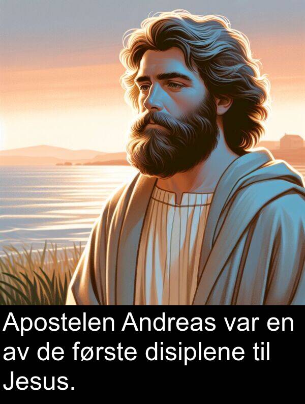 disiplene: Apostelen Andreas var en av de første disiplene til Jesus.