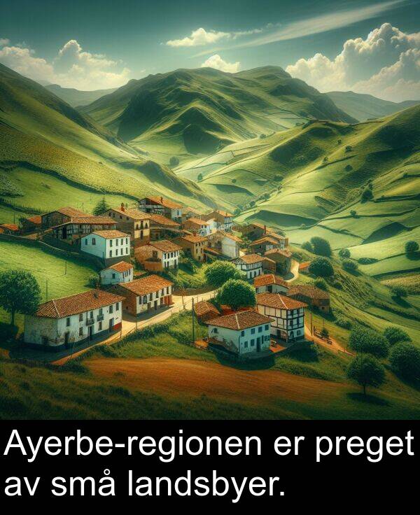 preget: Ayerbe-regionen er preget av små landsbyer.