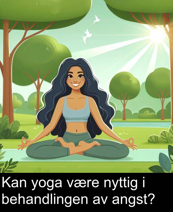 behandlingen: Kan yoga være nyttig i behandlingen av angst?