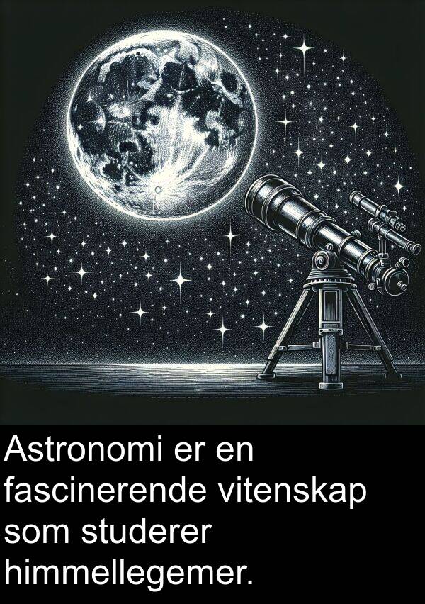 himmellegemer: Astronomi er en fascinerende vitenskap som studerer himmellegemer.