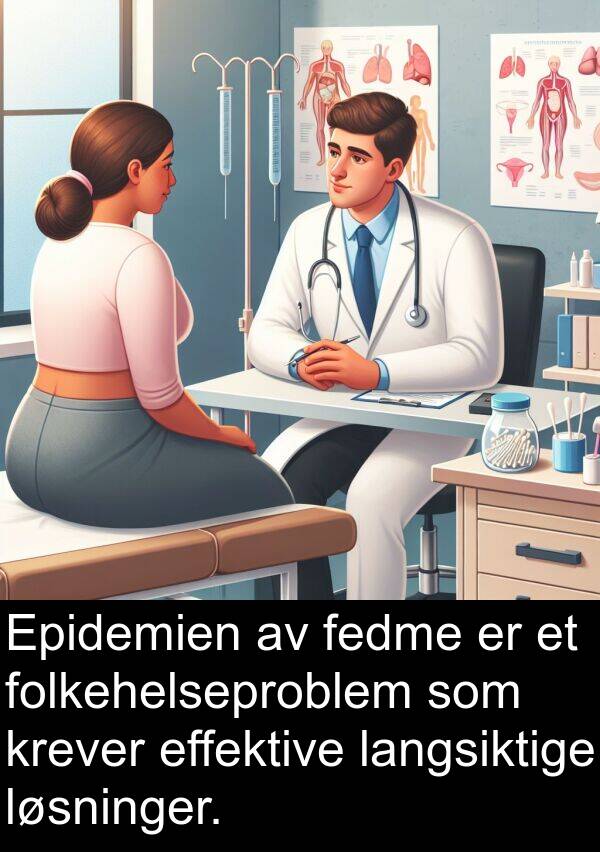 effektive: Epidemien av fedme er et folkehelseproblem som krever effektive langsiktige løsninger.