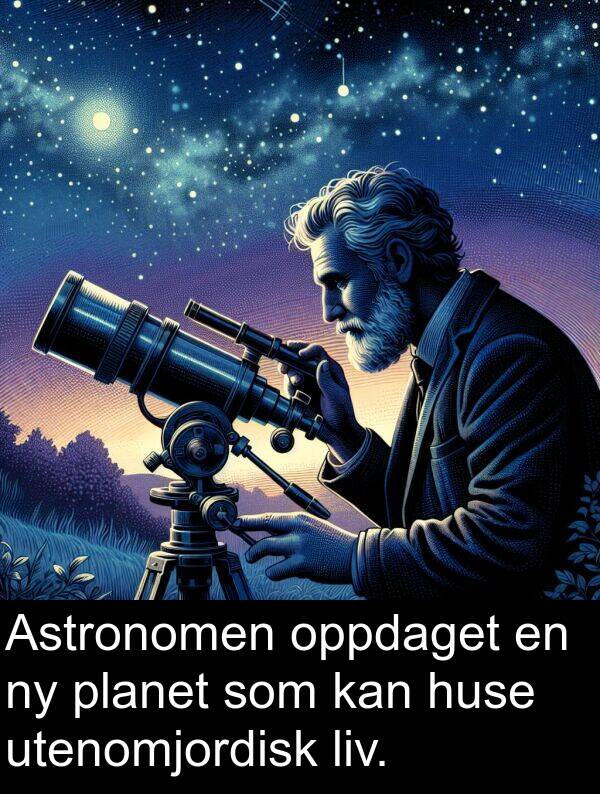 oppdaget: Astronomen oppdaget en ny planet som kan huse utenomjordisk liv.