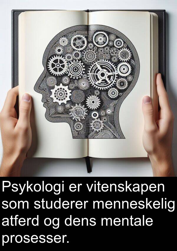 menneskelig: Psykologi er vitenskapen som studerer menneskelig atferd og dens mentale prosesser.