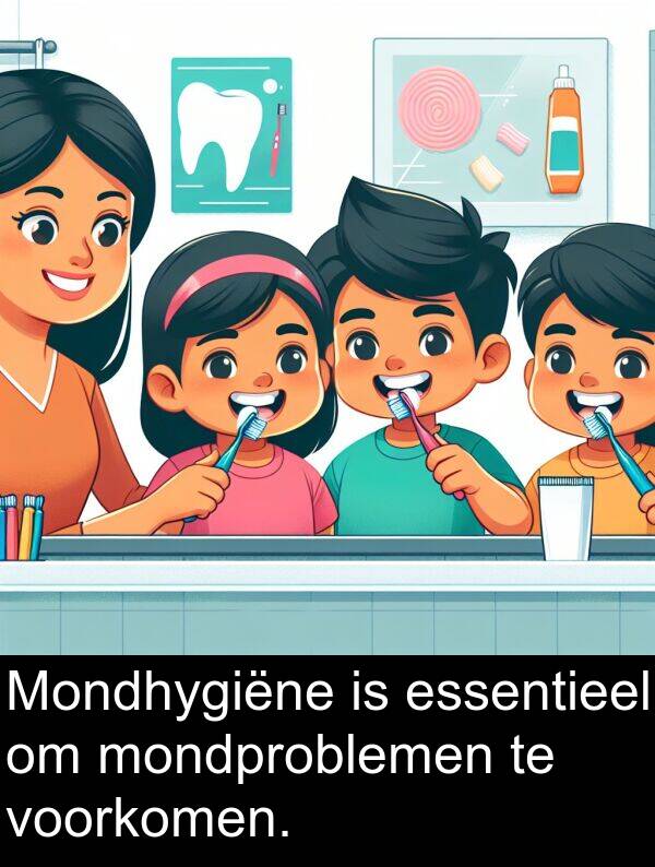 voorkomen: Mondhygiëne is essentieel om mondproblemen te voorkomen.