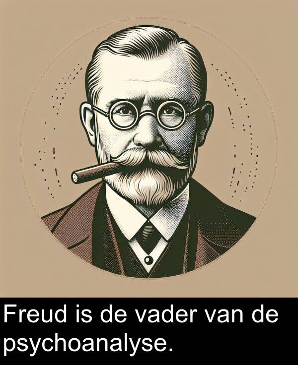 vader: Freud is de vader van de psychoanalyse.