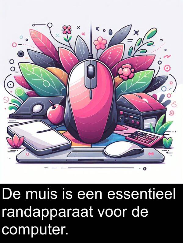 computer: De muis is een essentieel randapparaat voor de computer.