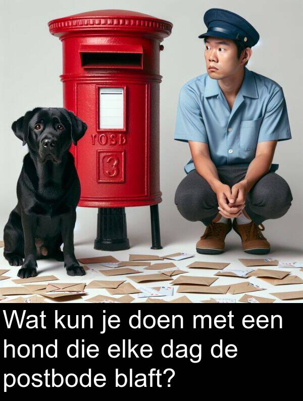 elke: Wat kun je doen met een hond die elke dag de postbode blaft?