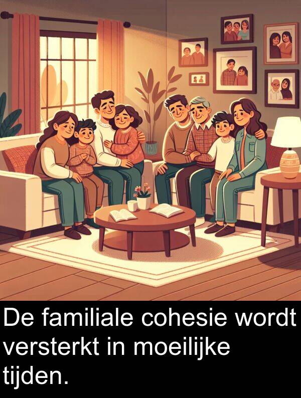 familiale: De familiale cohesie wordt versterkt in moeilijke tijden.