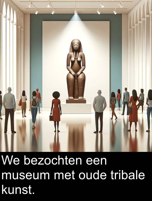 museum: We bezochten een museum met oude tribale kunst.