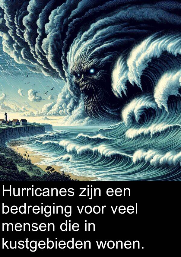 bedreiging: Hurricanes zijn een bedreiging voor veel mensen die in kustgebieden wonen.