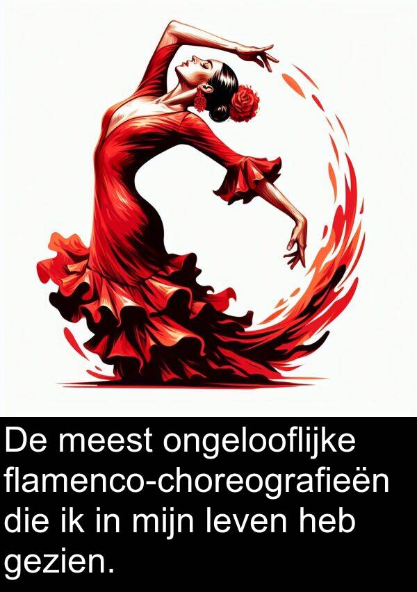 meest: De meest ongelooflijke flamenco-choreografieën die ik in mijn leven heb gezien.