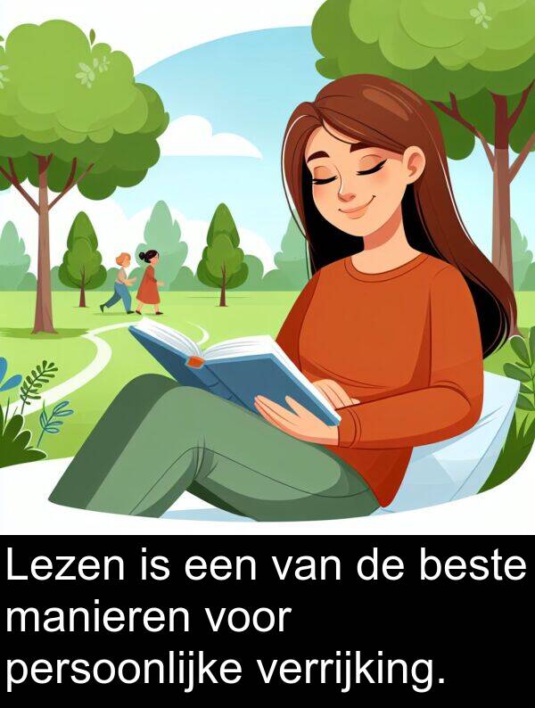 persoonlijke: Lezen is een van de beste manieren voor persoonlijke verrijking.