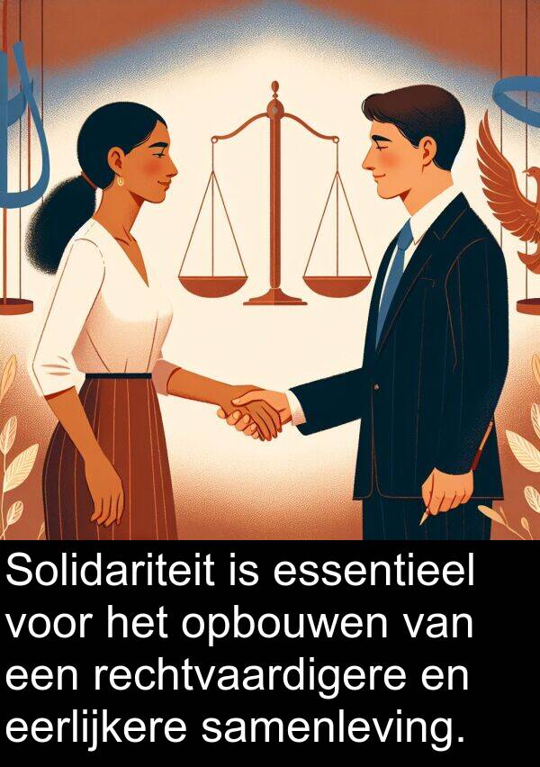 samenleving: Solidariteit is essentieel voor het opbouwen van een rechtvaardigere en eerlijkere samenleving.