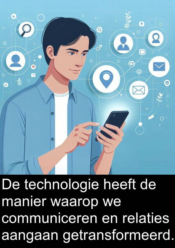 relaties: De technologie heeft de manier waarop we communiceren en relaties aangaan getransformeerd.