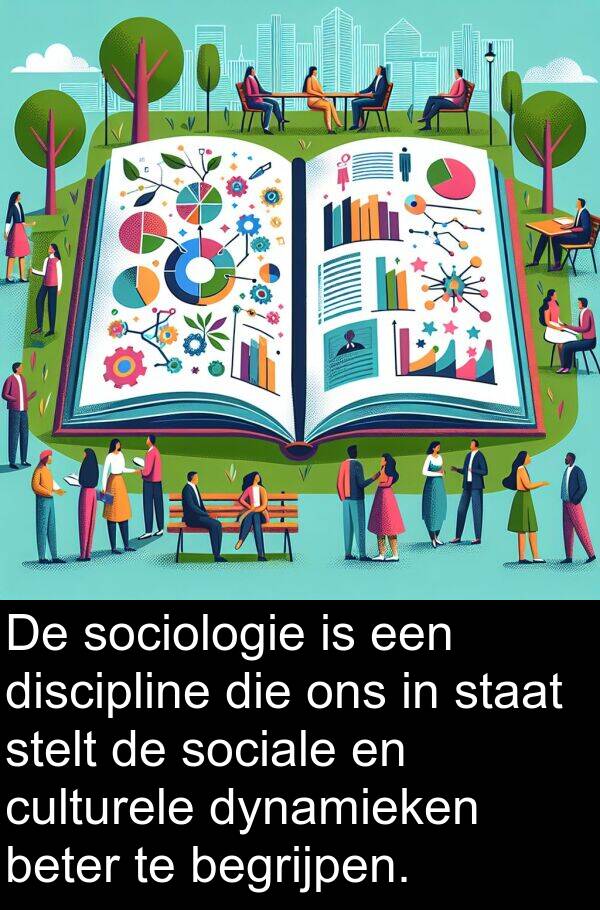 begrijpen: De sociologie is een discipline die ons in staat stelt de sociale en culturele dynamieken beter te begrijpen.