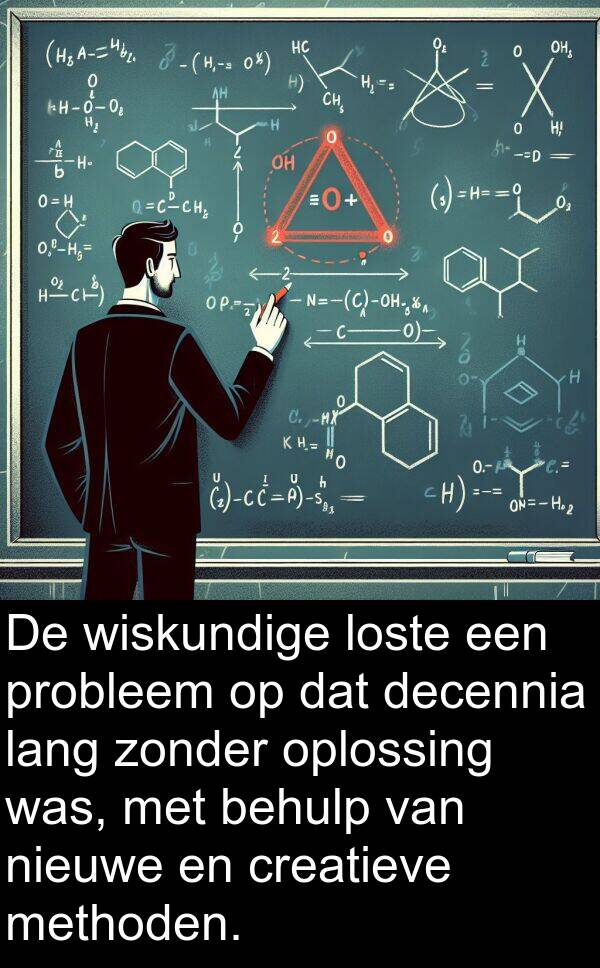 zonder: De wiskundige loste een probleem op dat decennia lang zonder oplossing was, met behulp van nieuwe en creatieve methoden.