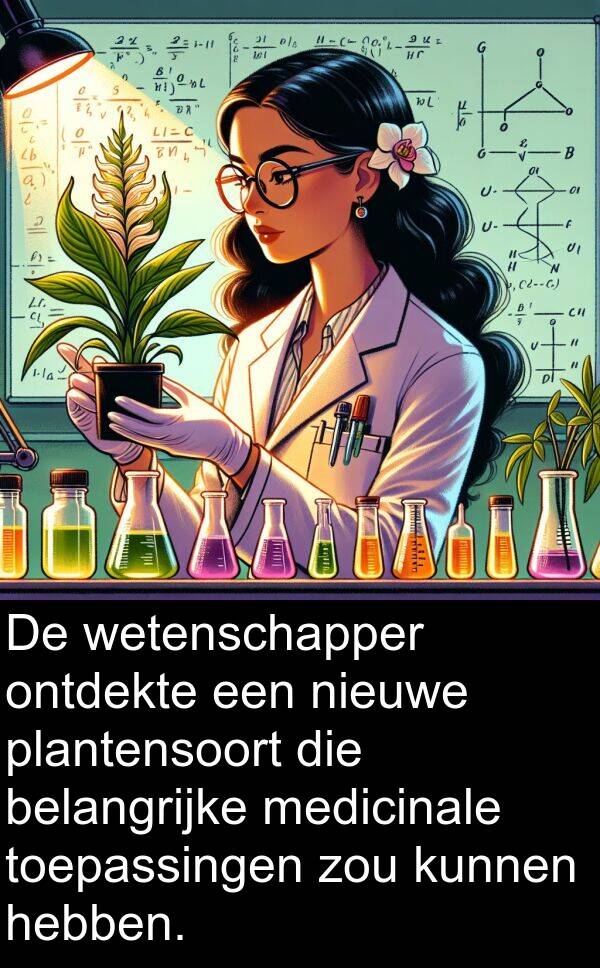 zou: De wetenschapper ontdekte een nieuwe plantensoort die belangrijke medicinale toepassingen zou kunnen hebben.