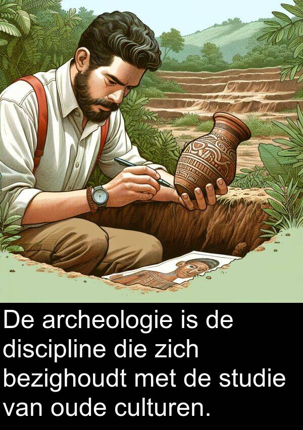 archeologie: De archeologie is de discipline die zich bezighoudt met de studie van oude culturen.