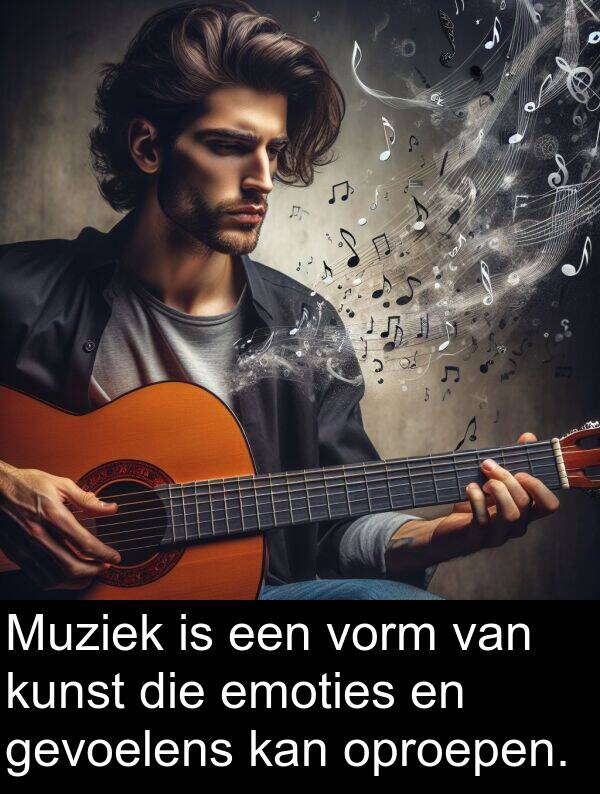 emoties: Muziek is een vorm van kunst die emoties en gevoelens kan oproepen.