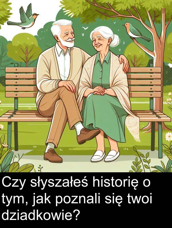 jak: Czy słyszałeś historię o tym, jak poznali się twoi dziadkowie?