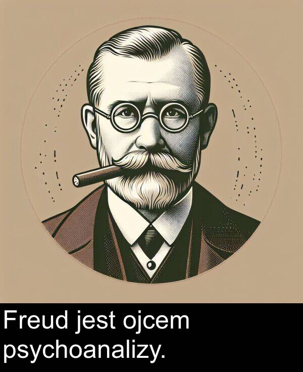 jest: Freud jest ojcem psychoanalizy.