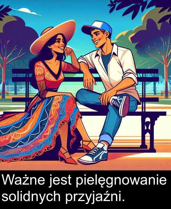 przyjaźni: Ważne jest pielęgnowanie solidnych przyjaźni.