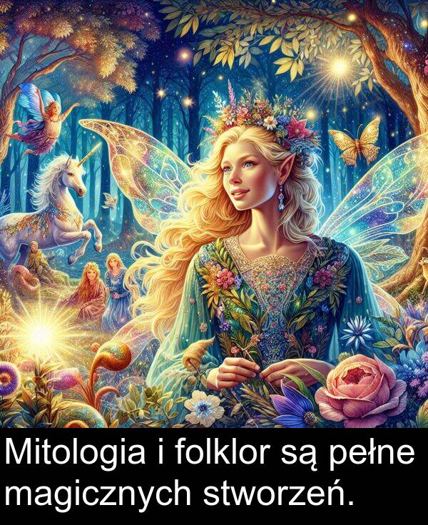 magicznych: Mitologia i folklor są pełne magicznych stworzeń.