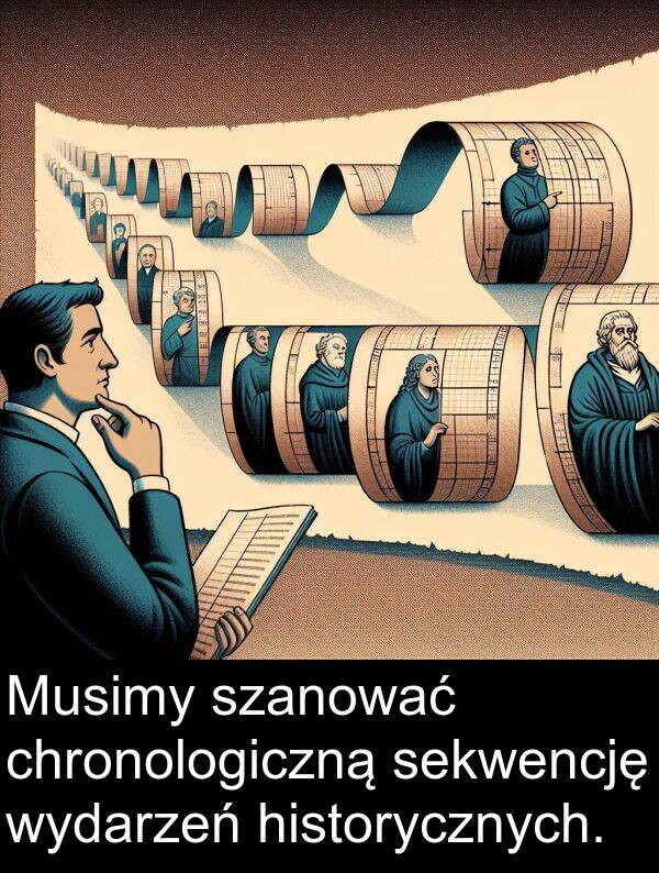 historycznych: Musimy szanować chronologiczną sekwencję wydarzeń historycznych.