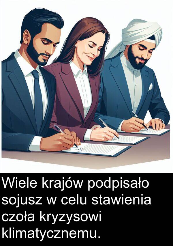 celu: Wiele krajów podpisało sojusz w celu stawienia czoła kryzysowi klimatycznemu.