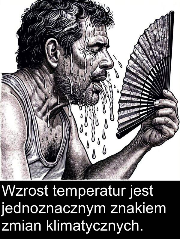 jednoznacznym: Wzrost temperatur jest jednoznacznym znakiem zmian klimatycznych.