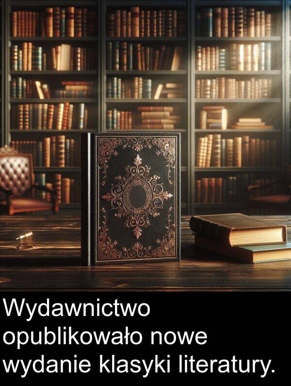 literatury: Wydawnictwo opublikowało nowe wydanie klasyki literatury.