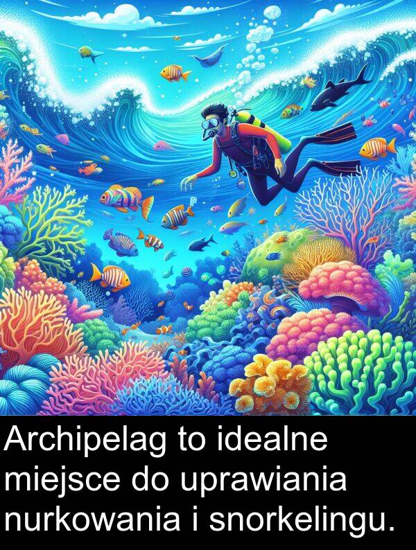 idealne: Archipelag to idealne miejsce do uprawiania nurkowania i snorkelingu.