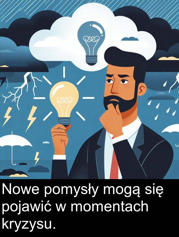 mogą: Nowe pomysły mogą się pojawić w momentach kryzysu.