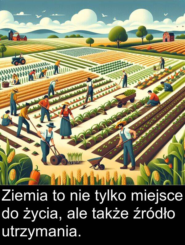 źródło: Ziemia to nie tylko miejsce do życia, ale także źródło utrzymania.