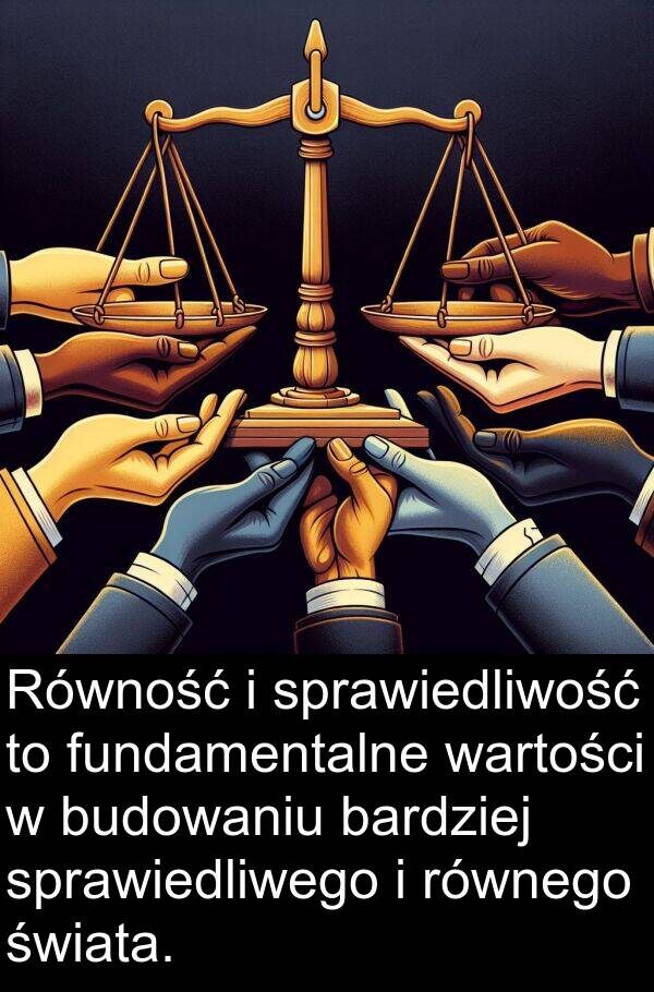 fundamentalne: Równość i sprawiedliwość to fundamentalne wartości w budowaniu bardziej sprawiedliwego i równego świata.