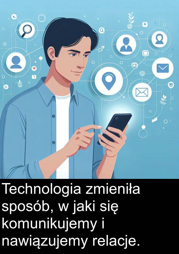 jaki: Technologia zmieniła sposób, w jaki się komunikujemy i nawiązujemy relacje.