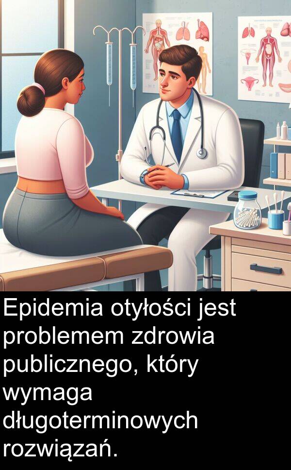 publicznego: Epidemia otyłości jest problemem zdrowia publicznego, który wymaga długoterminowych rozwiązań.