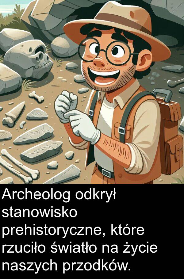 naszych: Archeolog odkrył stanowisko prehistoryczne, które rzuciło światło na życie naszych przodków.