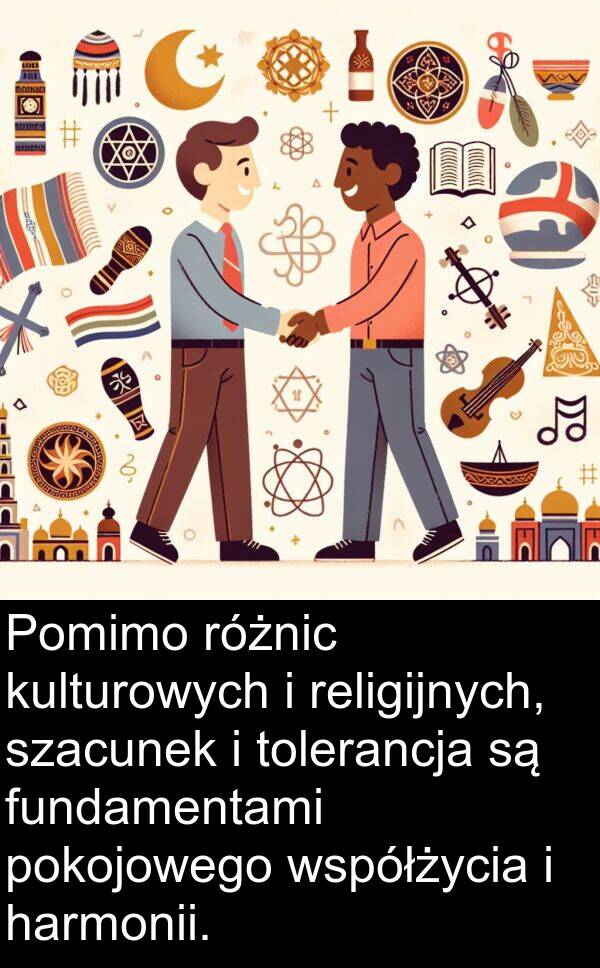 kulturowych: Pomimo różnic kulturowych i religijnych, szacunek i tolerancja są fundamentami pokojowego współżycia i harmonii.