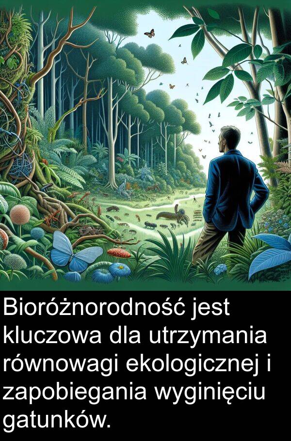 gatunków: Bioróżnorodność jest kluczowa dla utrzymania równowagi ekologicznej i zapobiegania wyginięciu gatunków.