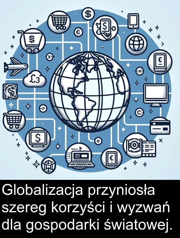 gospodarki: Globalizacja przyniosła szereg korzyści i wyzwań dla gospodarki światowej.