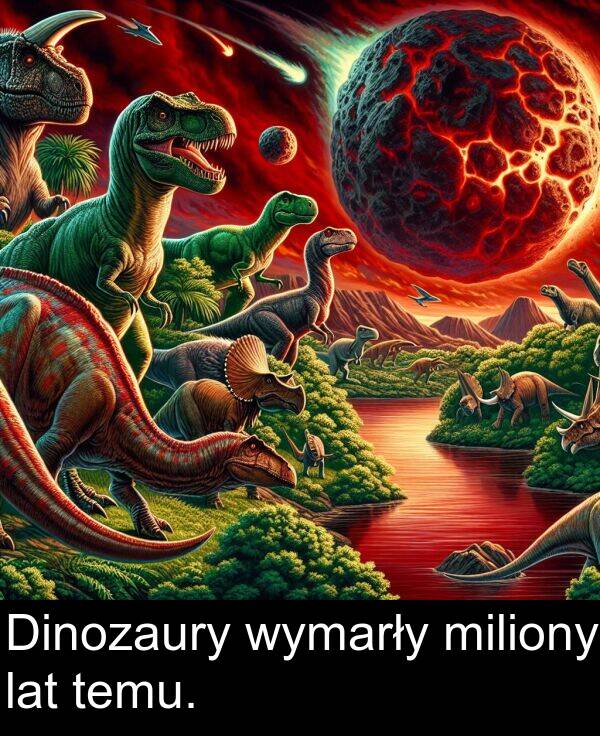 lat: Dinozaury wymarły miliony lat temu.