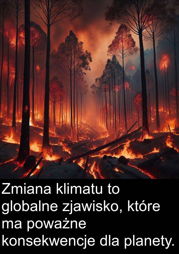 globalne: Zmiana klimatu to globalne zjawisko, które ma poważne konsekwencje dla planety.