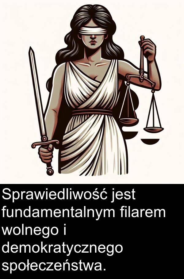 fundamentalnym: Sprawiedliwość jest fundamentalnym filarem wolnego i demokratycznego społeczeństwa.