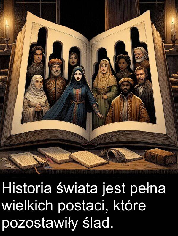 pełna: Historia świata jest pełna wielkich postaci, które pozostawiły ślad.