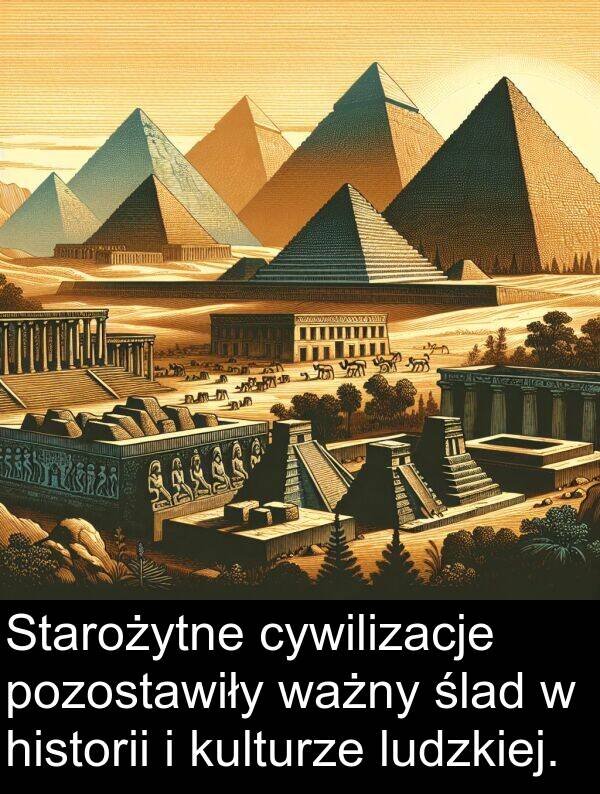 historii: Starożytne cywilizacje pozostawiły ważny ślad w historii i kulturze ludzkiej.