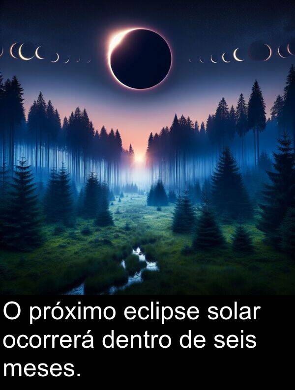 eclipse: O próximo eclipse solar ocorrerá dentro de seis meses.