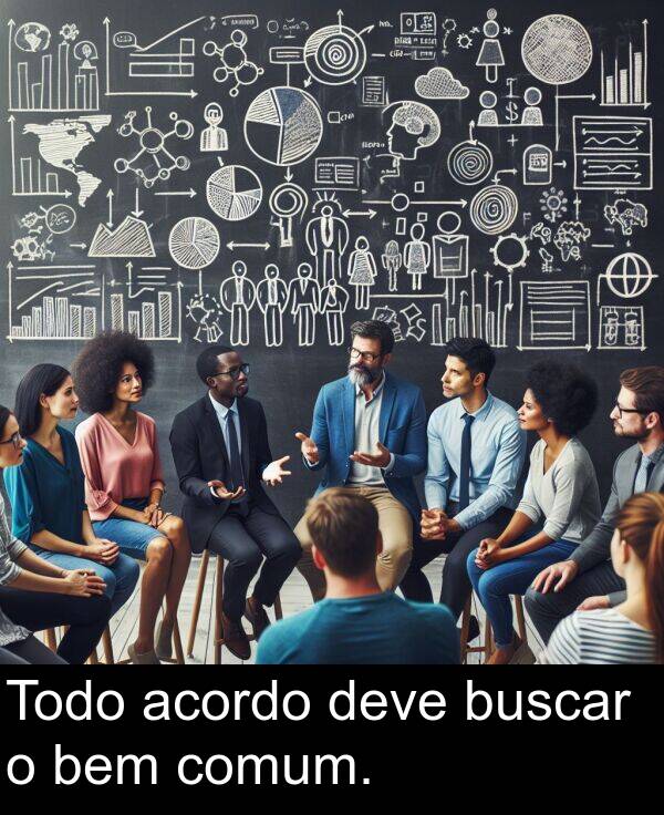 acordo: Todo acordo deve buscar o bem comum.