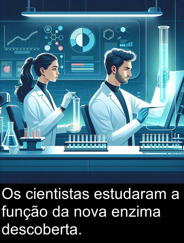 nova: Os cientistas estudaram a função da nova enzima descoberta.