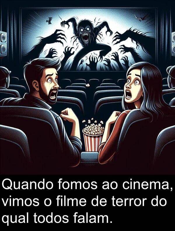 terror: Quando fomos ao cinema, vimos o filme de terror do qual todos falam.